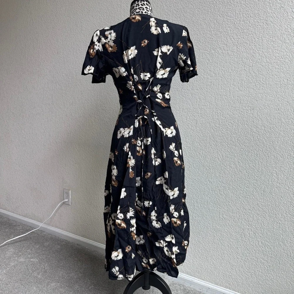 Caroline Wells Collection Rayon Floral Maxi Dress - Picture 5 of 8